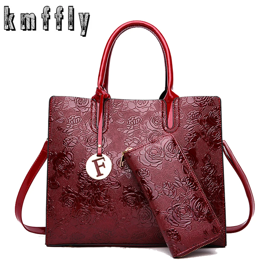 2019 роскошные женские сумки комплект из 2 предметов дизайнерская женская сумка с