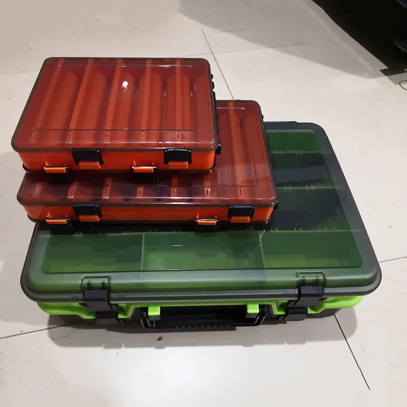 

Multi-function Large Capacity Fishing Tackle Box Double-layer Bait Box Portable Fishing Tackle Storage Box