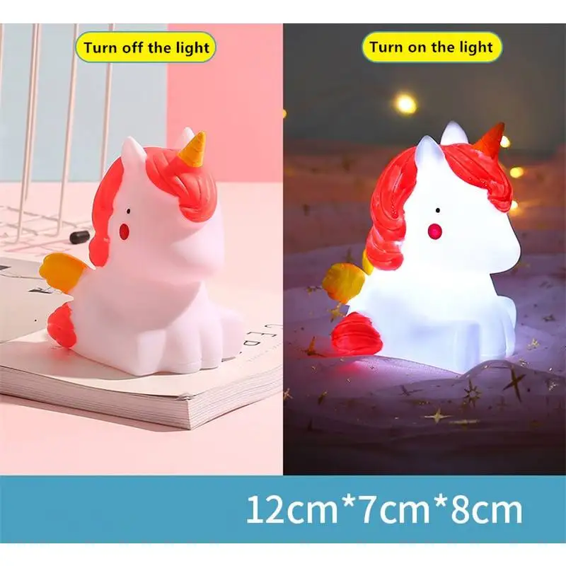 3D Led Night Lamp Baby Children's Room Decoration Ice cream Shape Light Bedroom LED II | Освещение