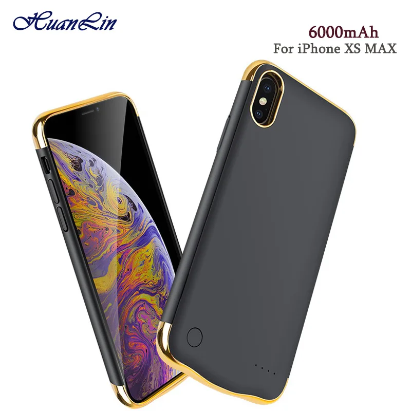 Полностью закрытый внешний аккумулятор для телефона 6000 мАч роскошный матовый