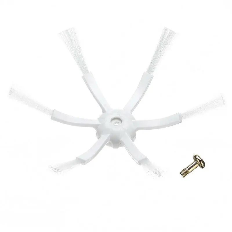 

High Quality White 6 Arms Side Brush For Xiaomi Roborock S50 S51 S55 Robot Vacuum Cleaner Parts Spare Accessories