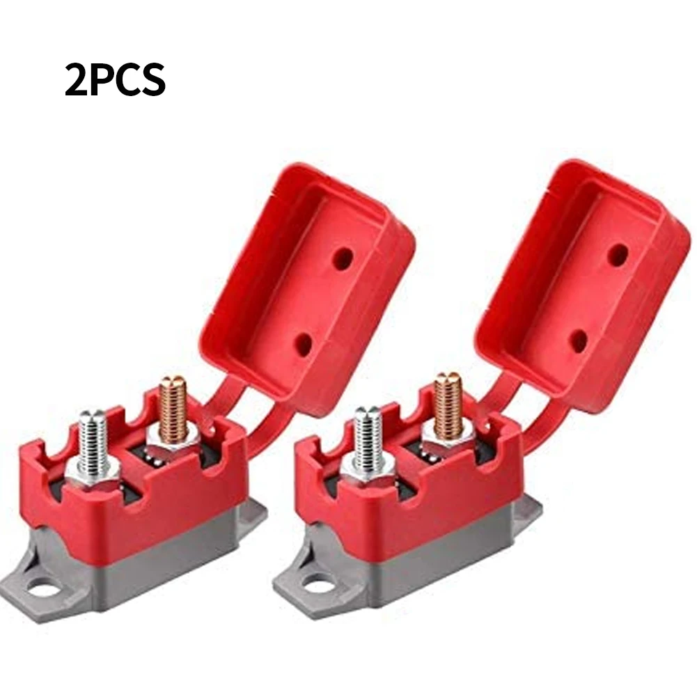

2PCS 12V/24V 40A Circuit Breaker Automatic Reset Circuit Breaker Auto Reset Fuse Holder Waterptoof for System Protection