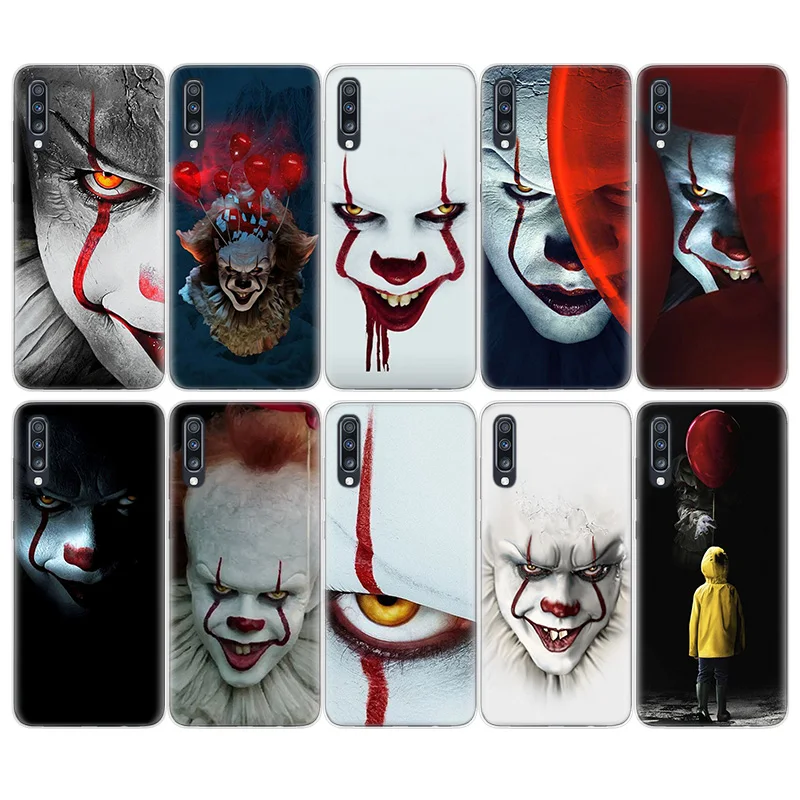 Мягкий чехол Pennywise из ТПУ с ужасом клоуна для Samsung Galaxy S20 + S10 S9 S8 Plus Note 20 Ultra 10 Pro 9 8 S10E
