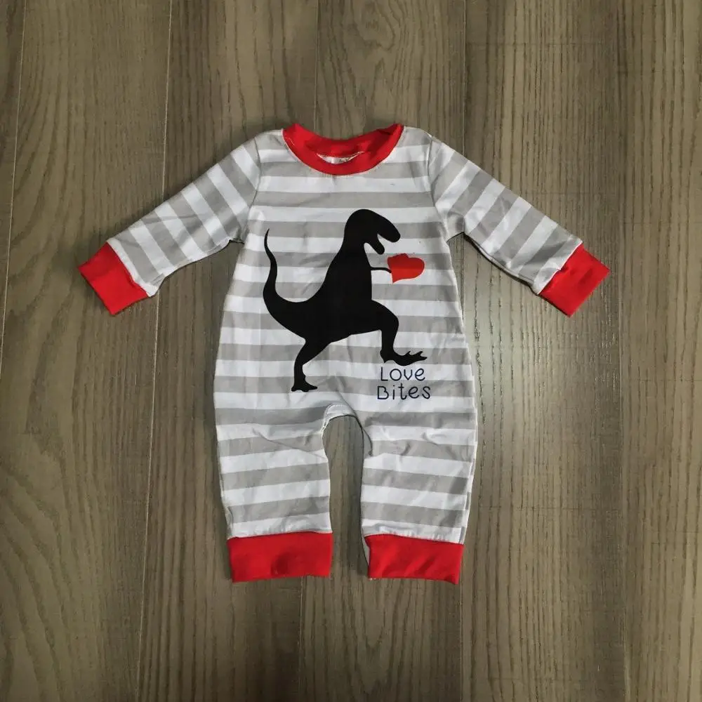 Одежда для маленьких мальчиков Детский комбинезон на День святого Валентина