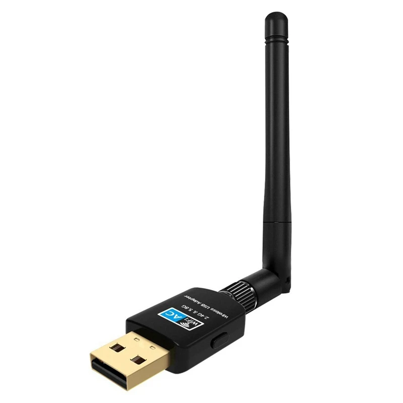 600 Мбит/с USB Wifi адаптер для настольных компьютеров Daul Band 2 4 ГГц/5 ГГц 433 802 11 ac/a/b/g/n