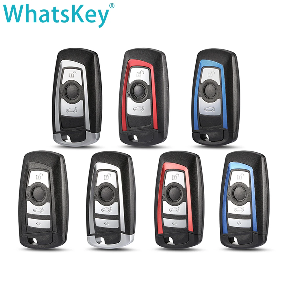 WhatsKey 3/4 Замена кнопки дистанционный умный корпус для автомобильного ключа BMW CAS4 F 3