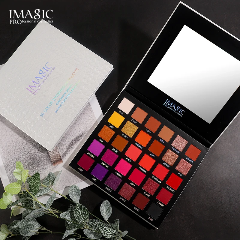 IMAGIC 30 оттенков тени для век перламутровый макияж блестящий пигмент дымчатые
