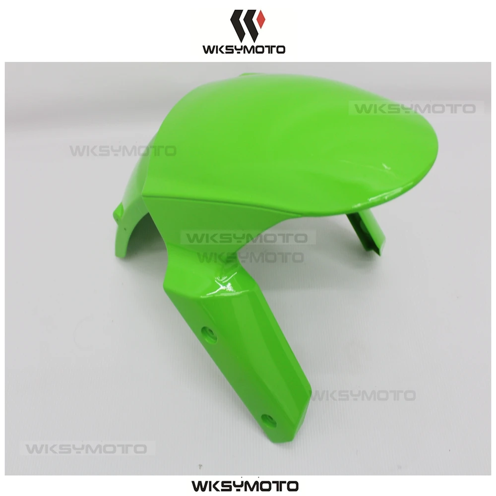 

For Kawasaki Ninja ZX-6R 636 200-2018 Motorcycle Front Mudguard Fender ABS Injection Fairing Accessories green