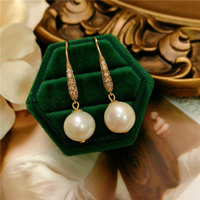 

Женские серьги-подвески из серебра 925 пробы, с большими иглами