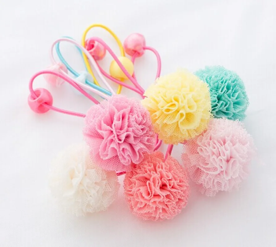 Новое поступление аксессуары для волос девочек 2 шт. цветные тканевые кружевные