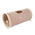 Детская игрушка-туннель, котенок, играющий в проходы, трубки, шары, складная игрушка, гофрированная игрушка, щенок, хорьки, кролик, канал для домашних животных