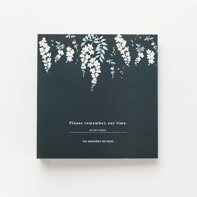 Простые 5 дюймов фотоальбом съемный с отрывными листами для хранения мелких