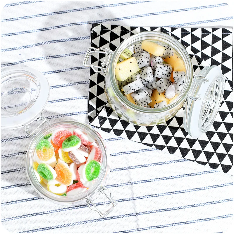 RSCHEF 1 шт стеклянная бутылка для хранения банок специй с крышкой емкость медовая