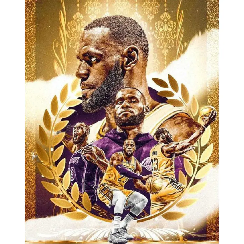 

Diy 5D Diamond Painting Cross Stitch Basketball Player Crystal Full Square Mosaic Unfinish Decorative Diamond Embroidery Icon