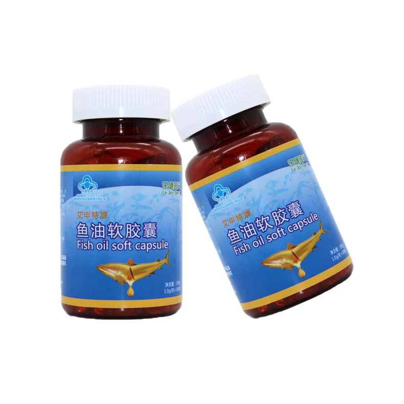 

100 Tablets Auxiliary Hypolipidemic Abyssal Fish Oil Soft Capsule OEM Processing Oral 24 Months Cfda