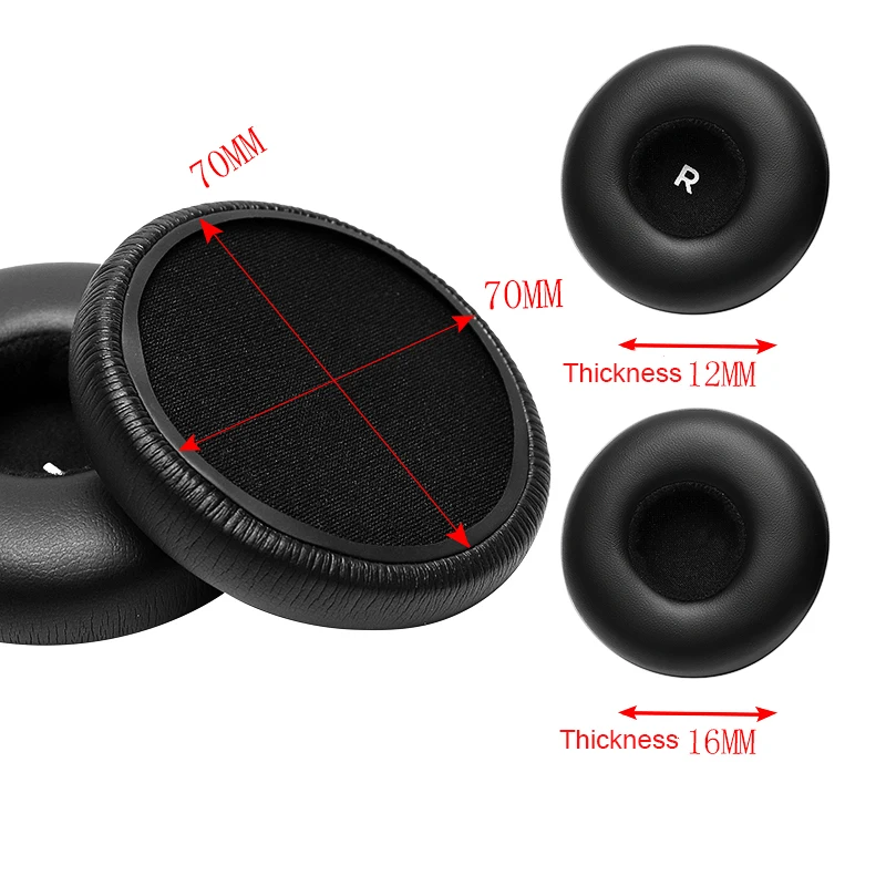 1 пара черный ушной вкладыш подушечки для подушек AKG Y50 Y55 Y50BT наушники вкладыши