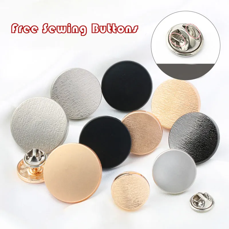 

1 шт. Бесплатные швейные пуговицы, разборка, выдвижная кнопка для костюма, пальто, рубашки, металлические пряжки, кнопка для штор, декоративн...