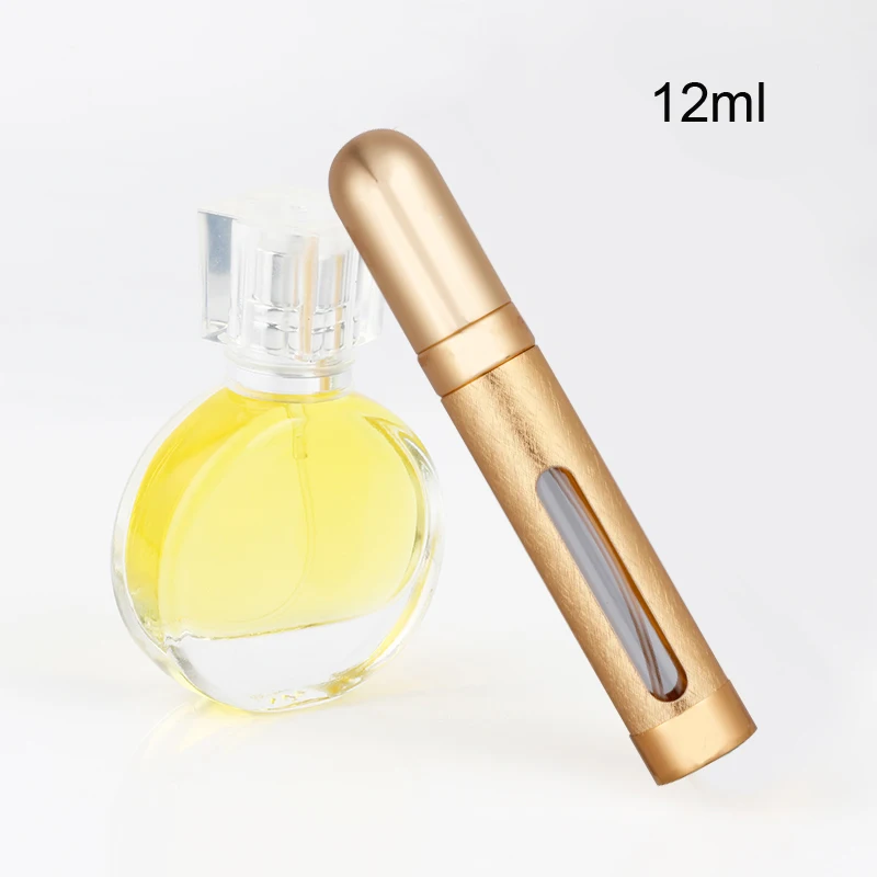Oauee 12ml Mini Refillable Perfume Bottle With Spray Scent Pump Empty Cosmetic Liquid Container Atomizer For Travel Tool | Дом и сад