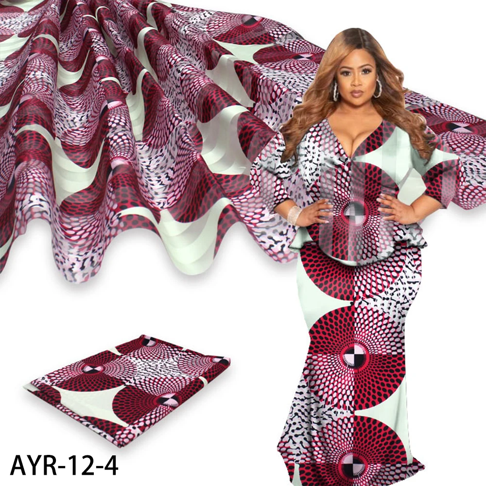 Новая африканская восковая дизайнерская лента из органзы 4 ярда + толстая