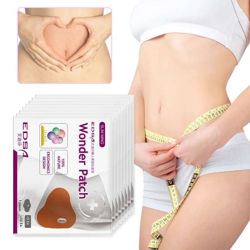 5 шт тонкий патч стикер пупка для похудения Сжигание жира потери веса целлюлита