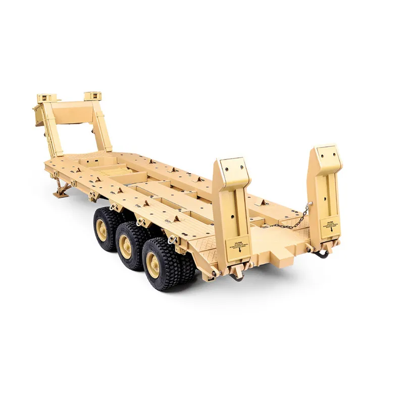HG P806 RTR Pre-Assembled TRASPED 1:12 Heavy Equipment Semi Trailer for U.S M747 RC Car Vehicles Model Toys Parts | Игрушки и хобби