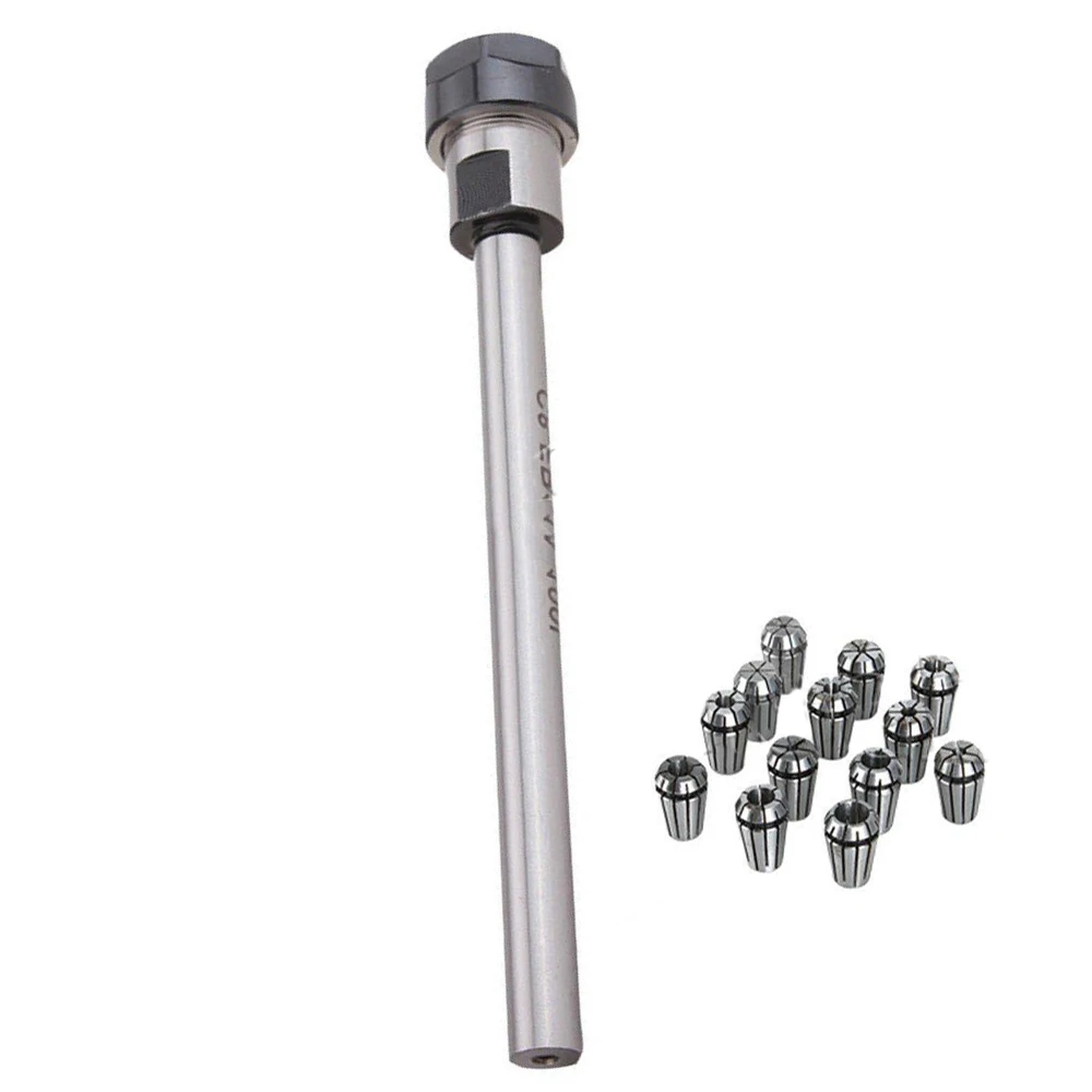 

1 Pc Metal C8-ER11A-100L Straight Shanks Collet Chuck Holder Extension Rod CNC