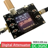 dc 3ghz 90db digital attenuator control 0 5db step lcd display ttl serial port communication for rf ham radio amplifier amp