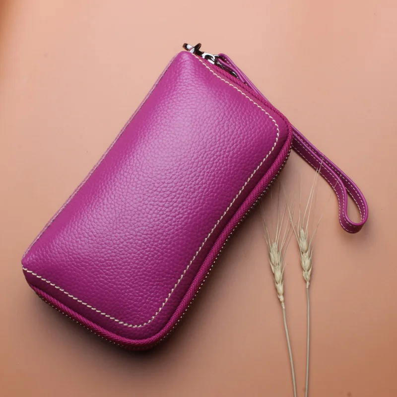 Сумка клатч yufang из натуральной кожи Женский кошелек для телефона Повседневная