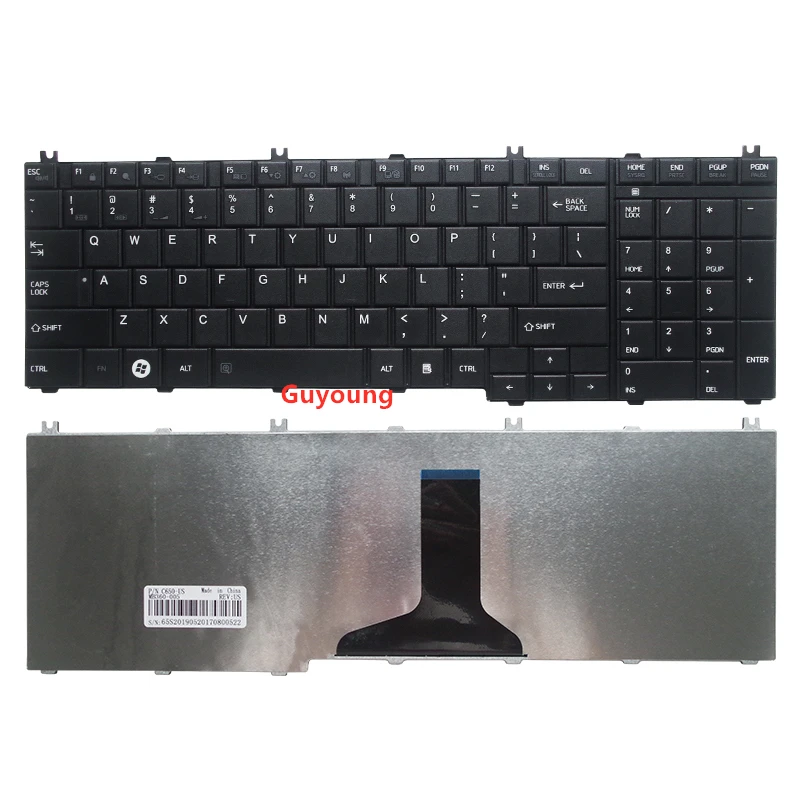 Клавиатура для ноутбука toshiba Satellite L670D L675D L655D C650D L750 L750D L755D L760 L770D L775 английская
