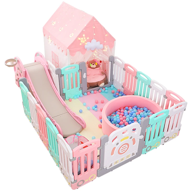 Многофункциональная комбинация раздвижной забор детская игровая площадка для