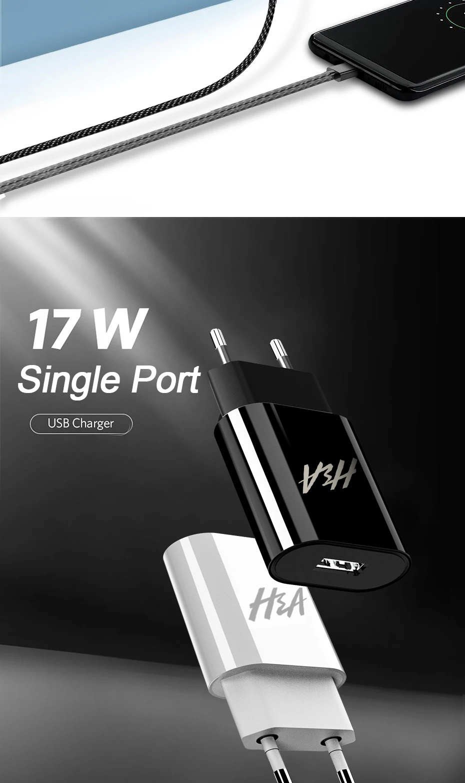 Быстрый Универсальный; портативный; USB зарядное устройство ЕС зарядное устройство для мобильного телефона настенное зарядное устройство с адаптером для путешествий usb-кабель для samsung S10 huawei