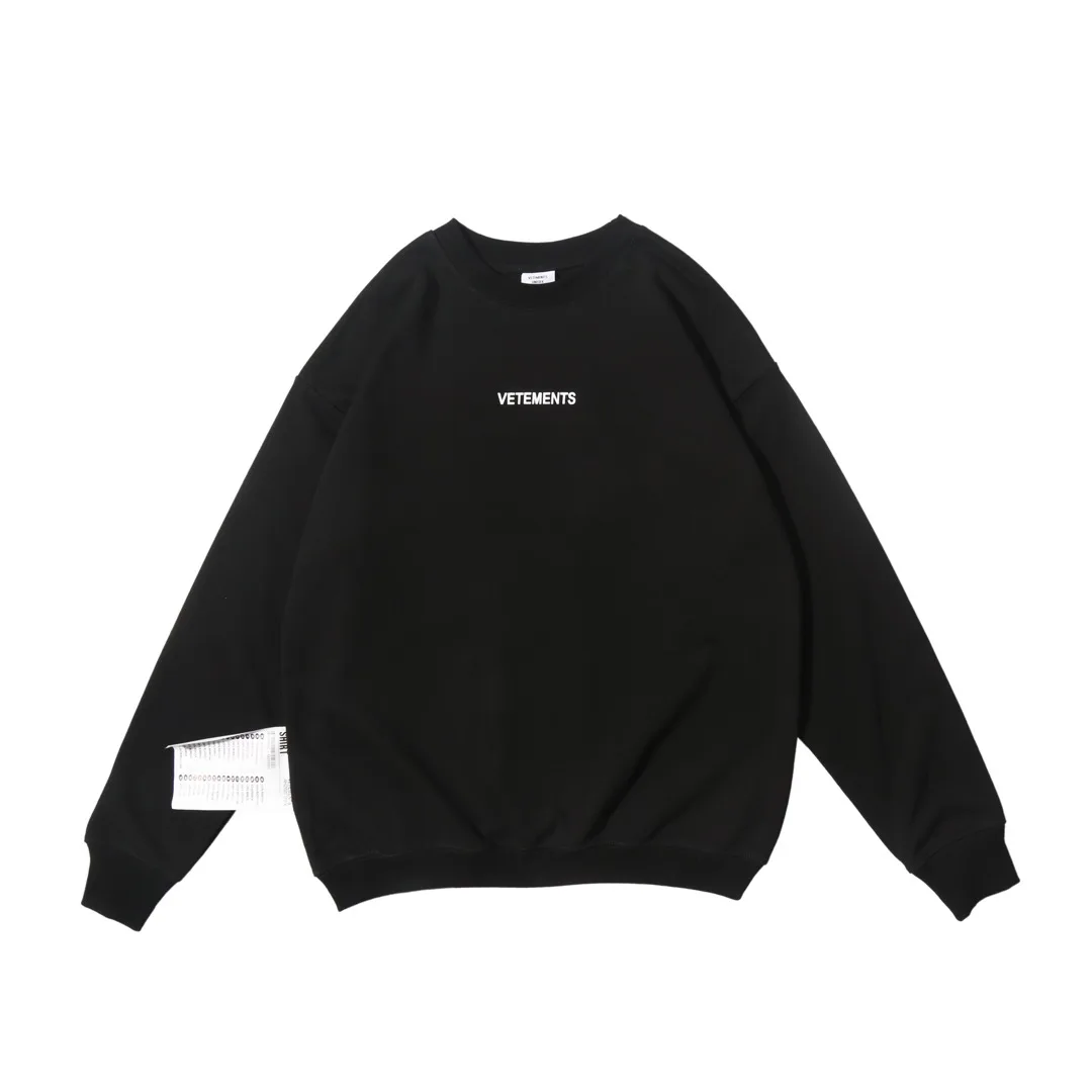 2020FW Vetements Логотип Этикетка Sitiching для женщин и мужчин толстовки с капюшоном хип хоп