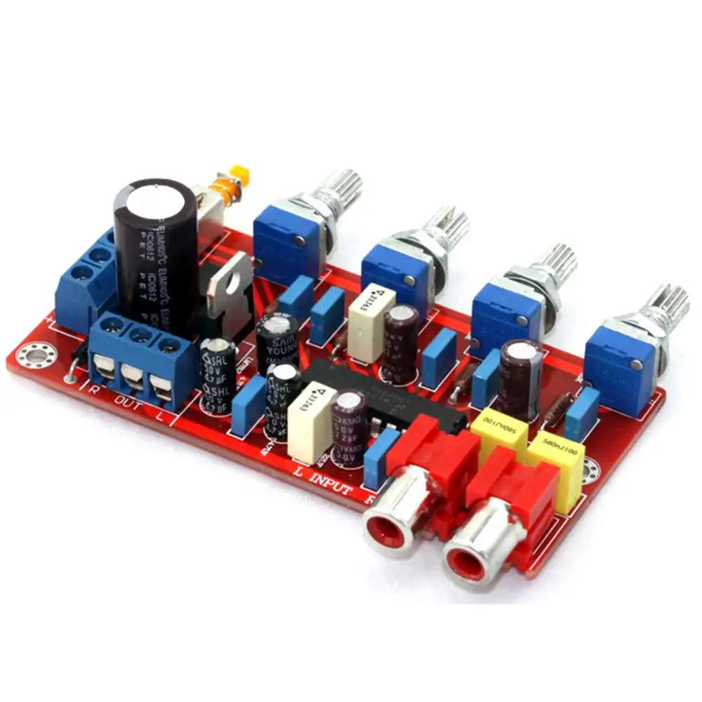 LM1036 1000 мкФ/25V AC12 или AC15V DC15V предступенчатая тональная плата YJ0027 | Электроника