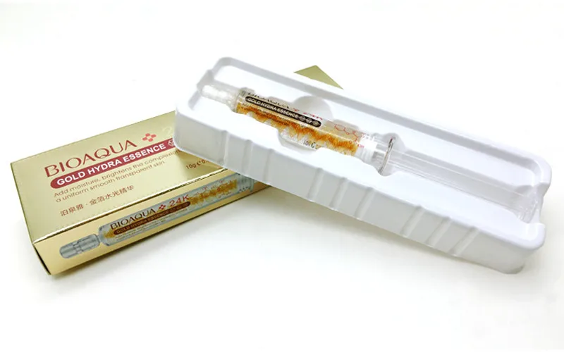 24K золото Гиалуроновая кислота жидкий уход за кожей бренд увлажнение против