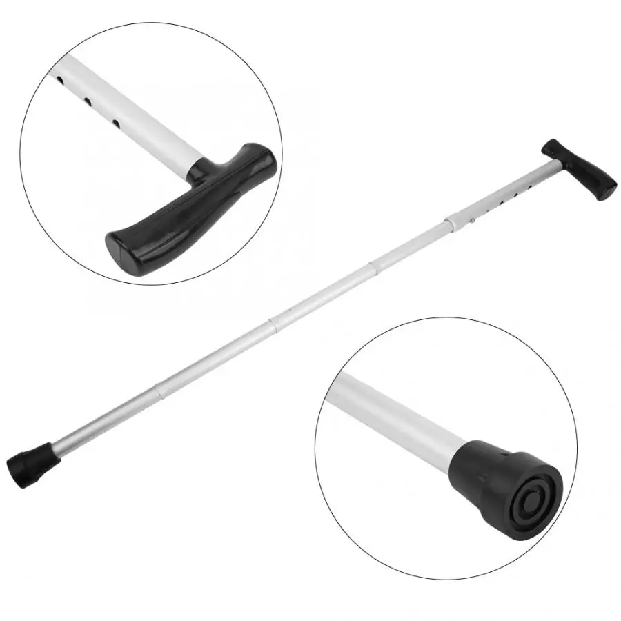 Сверхлегкий складной трость для прогулок на открытом воздухе 91 см регулируемый