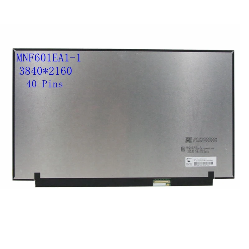 

MNF601EA1 MNF601EA1-1 FRU:5D10V82351 Lcd Screen UHD 3840*2160 40 Pins For Lenovo ThinkPad X1 Extreme Gen3 or P15 Gtn3 No-Touch