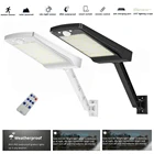 Модернизированный 56 светодиодный солнечный светильник, наружный водонепроницаемый светильник для садовой стены с двумя углами, Rotable Pole с тремя режимами