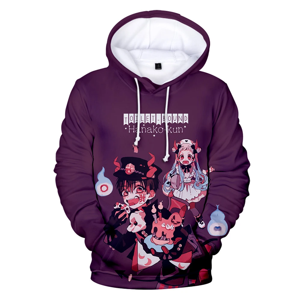 

2021 New Arrival Toilet-bound Hanako-kun Men Women 3D Print Hoodies Sweatshirt Harajuku Pattern Hip Hop Autumn Pullovers Clothes