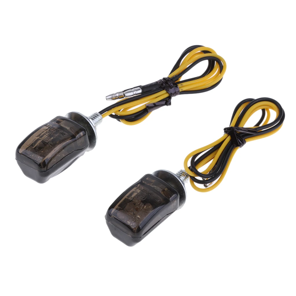 

2x LED Motorcycle Turn Signals Indicators Blinker Amber light for Honda
