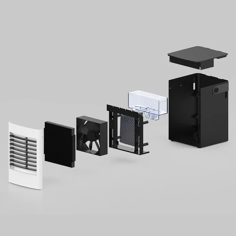 

Home Desktop Air Conditioner Office Refrigeration Fan Atomizing Humidifier USB New Portable Space Cooling Air Conditioner