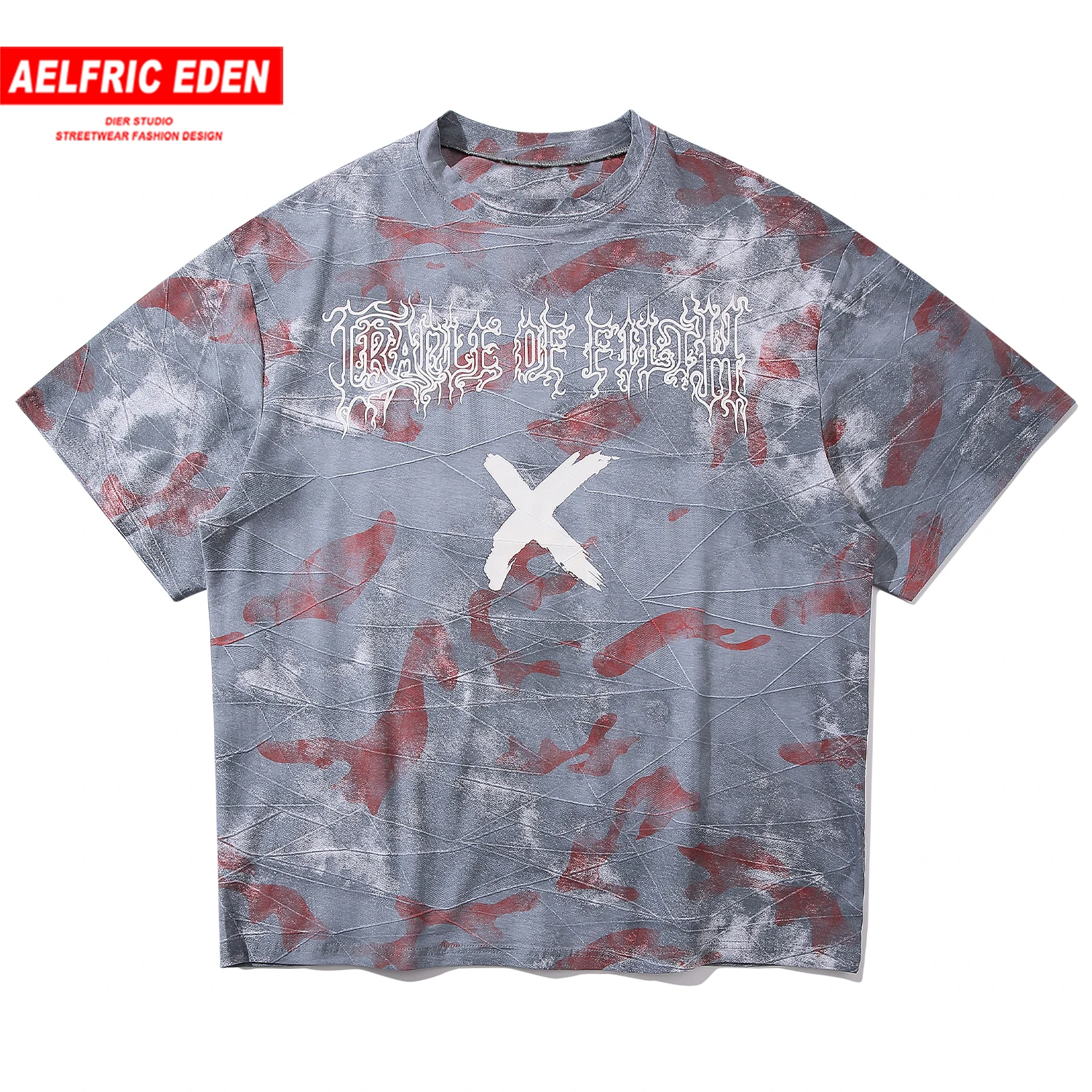 Aelfric Eden футболка с буквенным принтом для мужчин 2020 Harajuku Хип хоп свободные