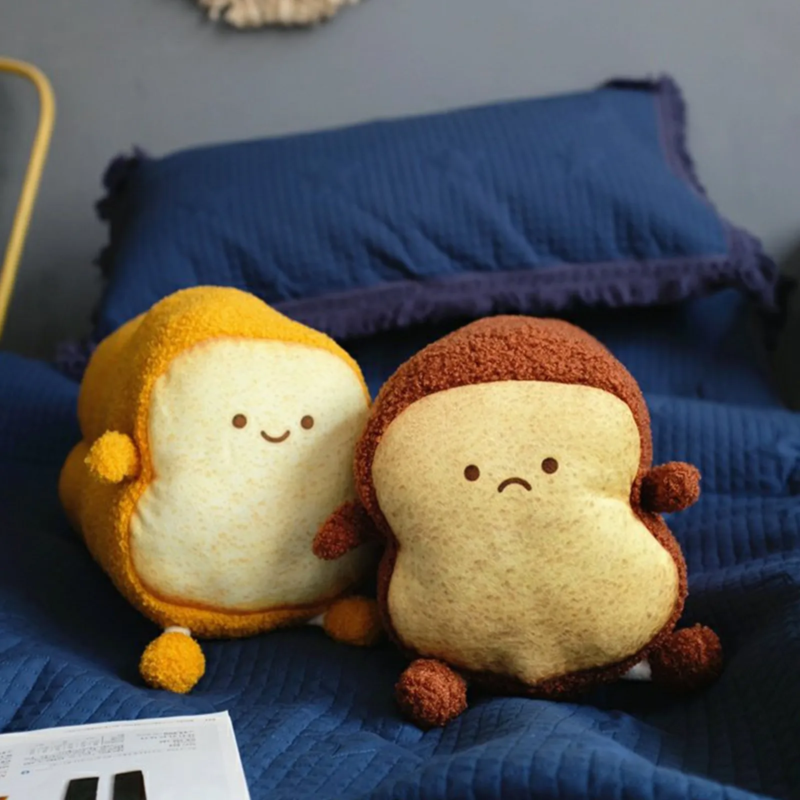 Подушка для хлеба улыбка новинка милая плюшевая игрушка детей и взрослых
