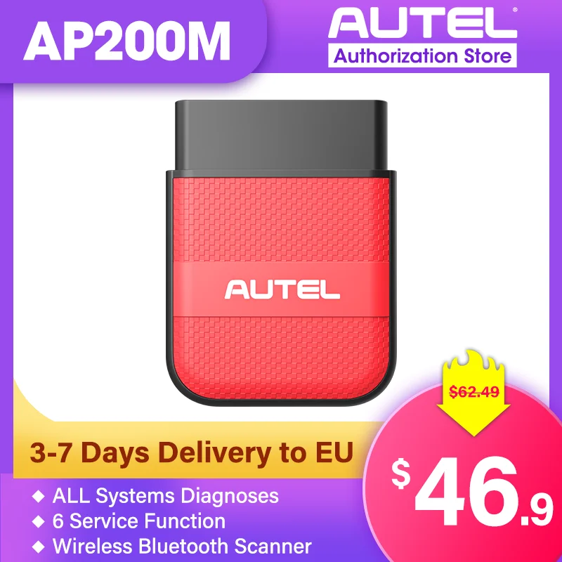 

Autel AP200M OBD OBD2 сканер автомобильный диагностический инструмент OBDII PK Thinkdiag Easydiag 3,0 MD802 AP200 obd 2 диагностический MK808 MP808
