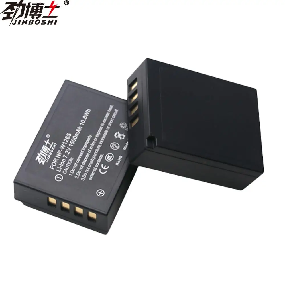 5 шт. аккумуляторные батарейки NP W126S + зарядное устройство USB с ЖК-дисплеем для Fujifilm