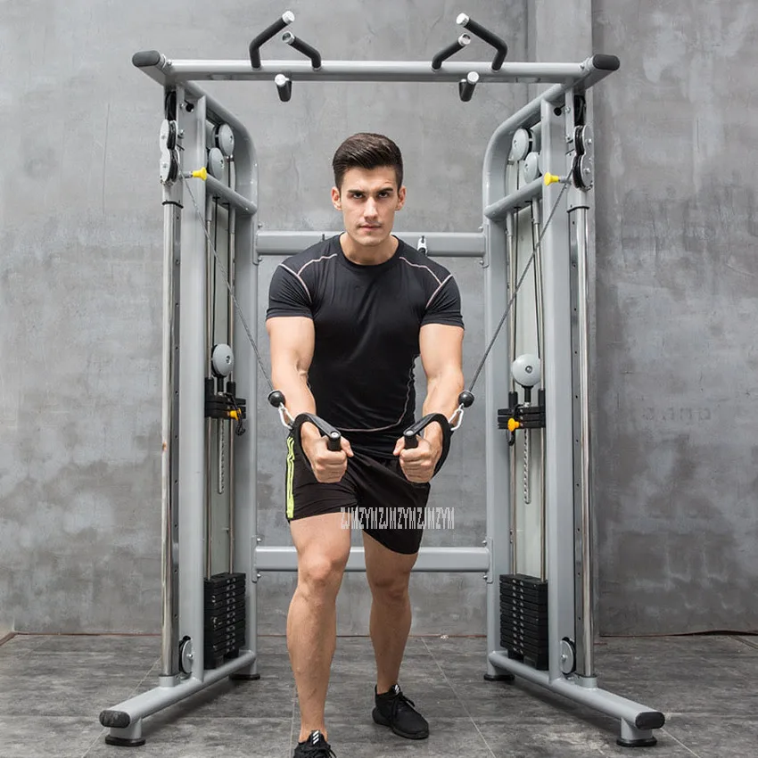 

Combination Fitness Equipment Counterweight Pulling Rope Pull Up Bar Strength Training Device Multi-functional Trainer Home Use