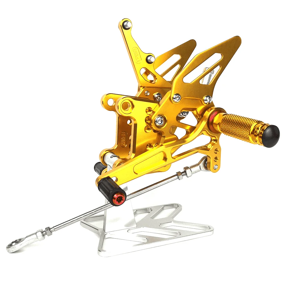 

Motorcycle Accessories CNC Aluminum Footrest Rear Sets Adjustable Rearset Foot Pegs for TRIUMPH SPEED TRIPLE 1050 2005-2010