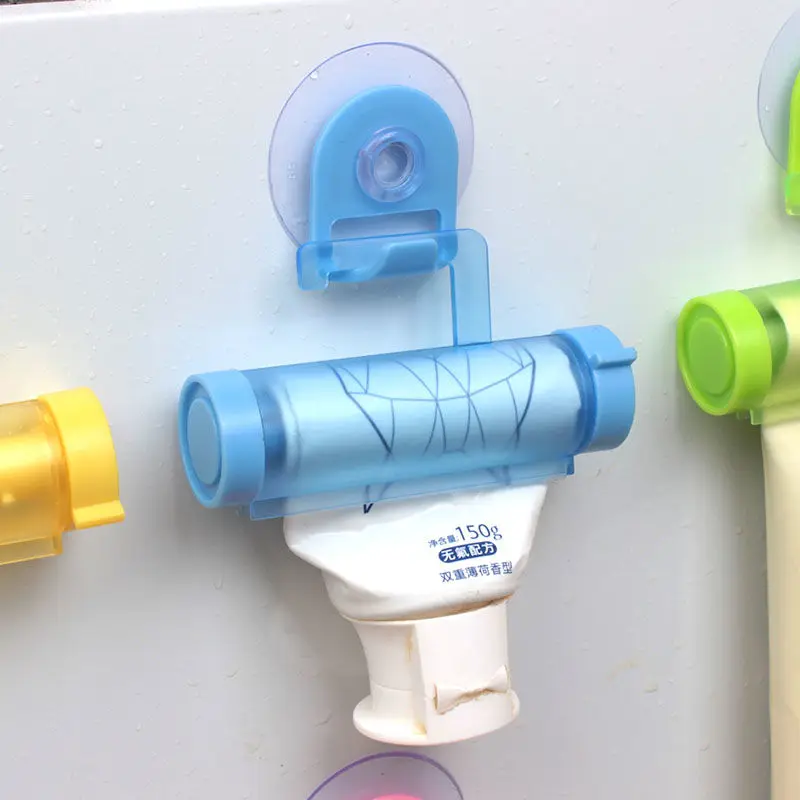 2 шт. Пластик прокатки устройство для выдавливания тюбика дозатор зубной пасты