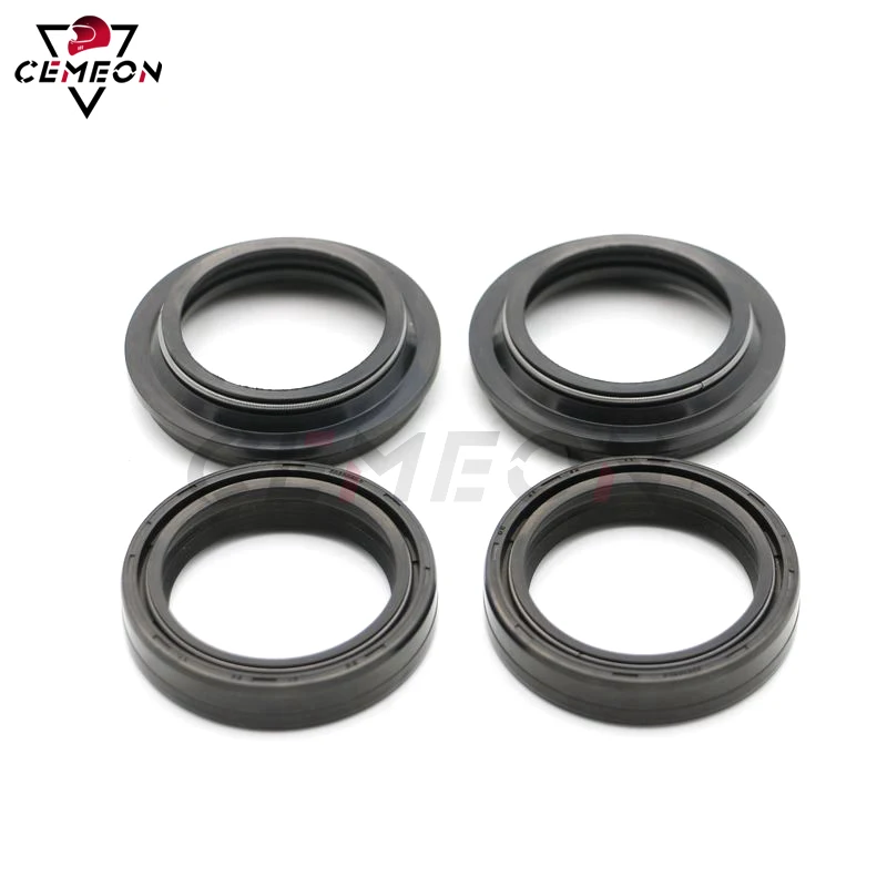 цена 43X53X11 Front Fork Seal Universal 43 mm X 53 mm X 11mm Motorcycle Front Shock Absorber Front Fork Oil Seal Dust Cap