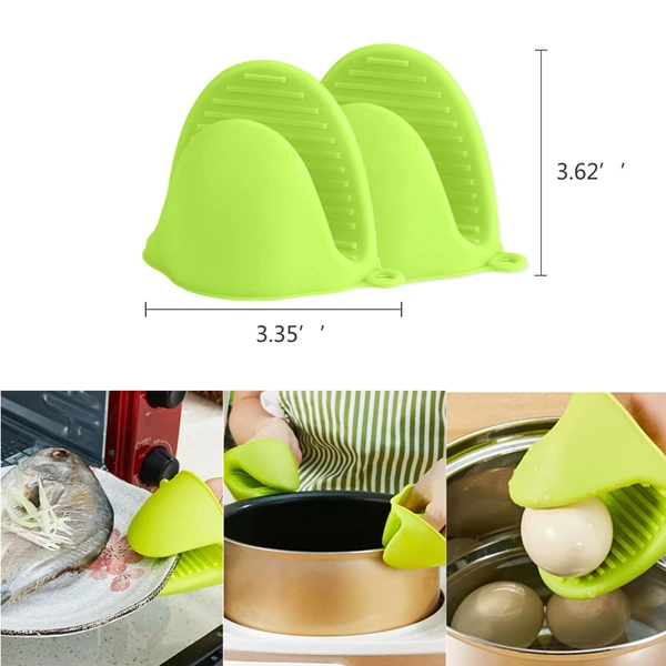 Oven glove Аксессуары для кастрюли быстрого приготовления, корзина для пароварки, стойка для пароварки яиц, аксессуары для скороварки, перчатка для духовки - Цвет: Oven glove