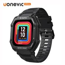 Uonevic NEW Smartwatch C16 3ATM Deep Waterproof Sport Smart Watch Men Fitness Wristband Outdoor Smartwatch for Women Men